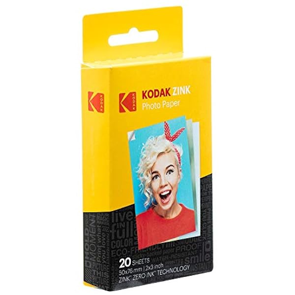 KODAK Smile Instant Print - Kit album fotografico per fotocamera digitale (rosso)